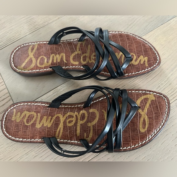 NEW Sam Edelman - flat sandals - womans size 8 - Picture 2 of 6